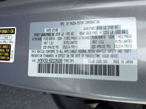 Used 2009 MAZDA CX-7 Grand Touring w/ Technology Pkg FWD image 42