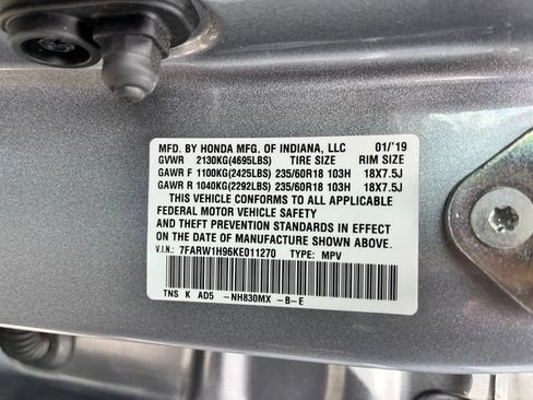 Used 2019 Honda CR-V Touring image 15