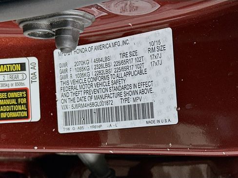 Used 2016 Honda CR-V EX image 12