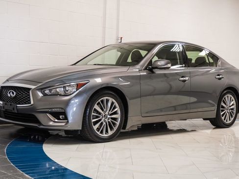 Used 2022 INFINITI Q50 Luxe w/ Cargo Package AWD/4WD image 4
