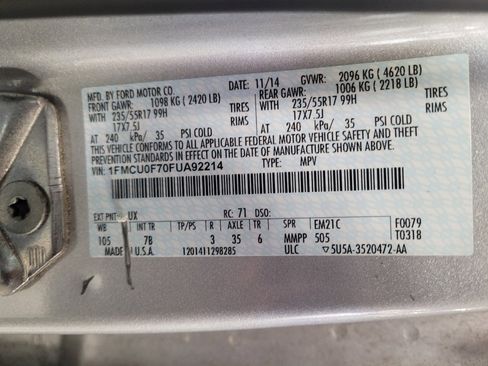 Used 2015 Ford Escape S image 33