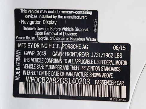 Used 2016 Porsche Boxster S image 49