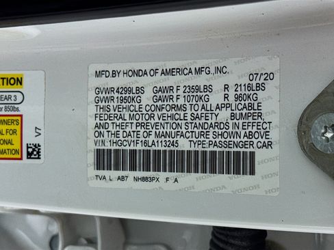 Used 2020 Honda Accord LX image 38