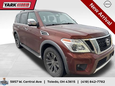 Used 2018 Nissan Armada Platinum w/ Captain Seat Package image 1