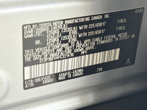Used 2023 Toyota RAV4 XLE w/ Convenience Package AWD/4WD image 28