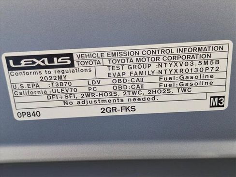 Used 2022 Lexus ES 350 w/ Premium Package FWD image 21