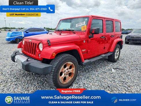 Used 2015 Jeep Wrangler Unlimited Sahara AWD/4WD image 1