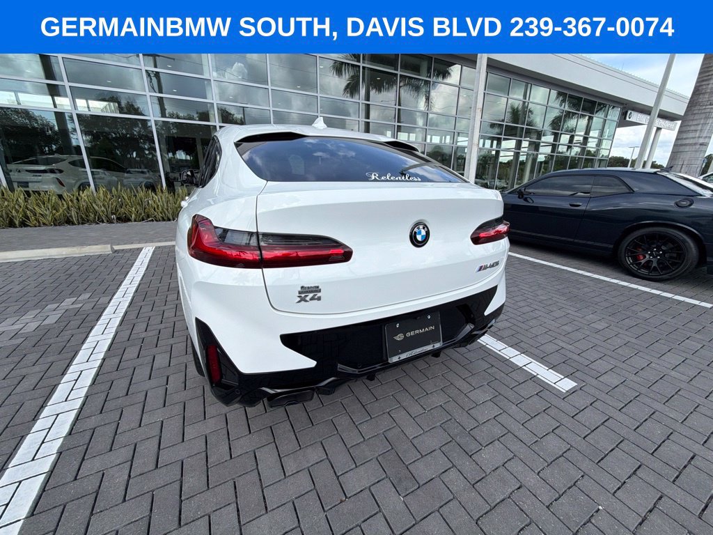 Certified 2024 BMW X4 M40i w/ Parking Assistance Package AWD/4WD image 9