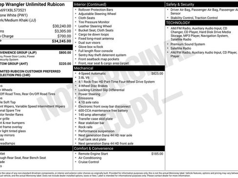 Used 2008 Jeep Wrangler Unlimited Rubicon w/ PWR Convenience Group image 15