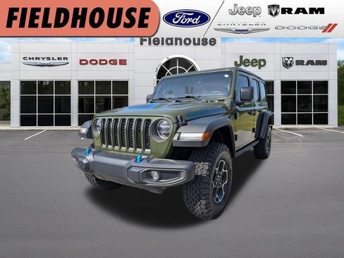 Used 2022 Jeep Wrangler Unlimited Rubicon 4xe w/ Cold Weather Group AWD/4WD image 1