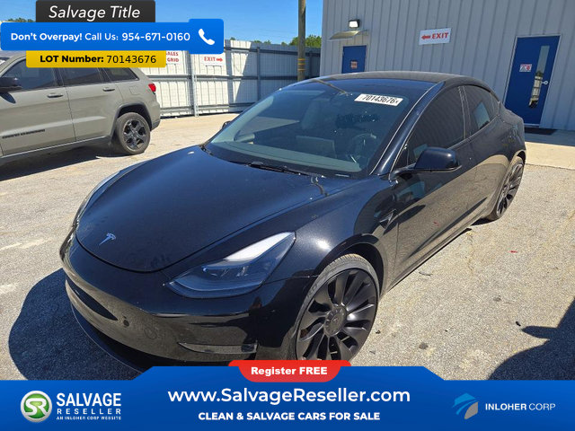 Used 2023 Tesla Model 3 Performance AWD/4WD image 1