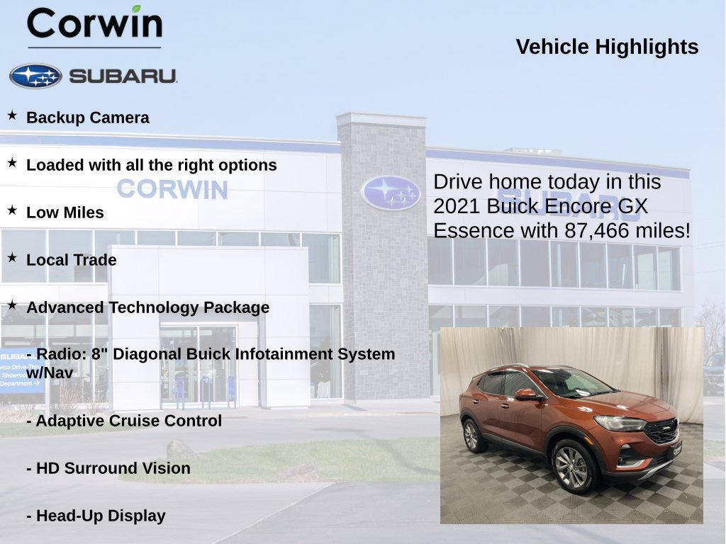 Used 2021 Buick Encore GX Essence w/ Advanced Technology Package AWD/4WD image 6