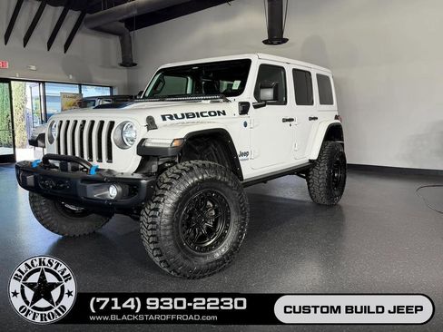 Used 2021 Jeep Wrangler Unlimited Rubicon 4xe w/ Steel Bumper Group AWD/4WD image 34