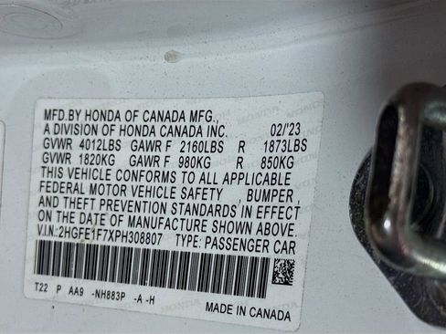 Used 2023 Honda Civic EX image 29