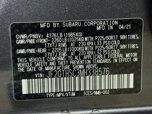 Used 2021 Subaru Crosstrek 2.5i Sport w/ Moonroof Package AWD/4WD image 40