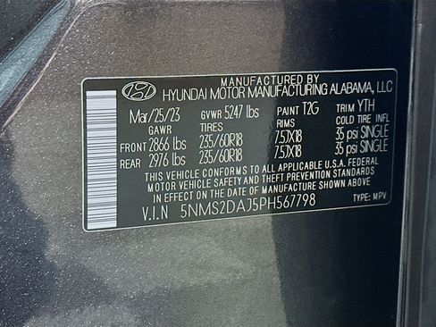 Certified 2023 Hyundai Santa Fe SEL AWD/4WD image 29