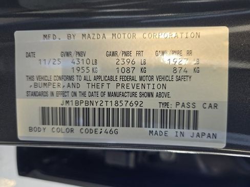 New 2026 MAZDA MAZDA3 2.5 Turbo Premium Plus image 36