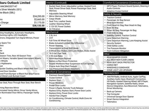 Used 2022 Subaru Outback Limited image 6