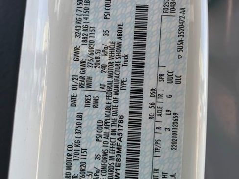 Certified 2021 Ford F150 Lariat w/ Max Trailer Tow Package image 28