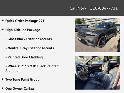 Used 2024 Jeep Grand Cherokee Summit w/ Advanced Protech Group IV AWD/4WD image 4