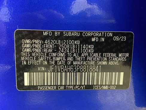 Used 2023 Subaru WRX Premium AWD/4WD image 24
