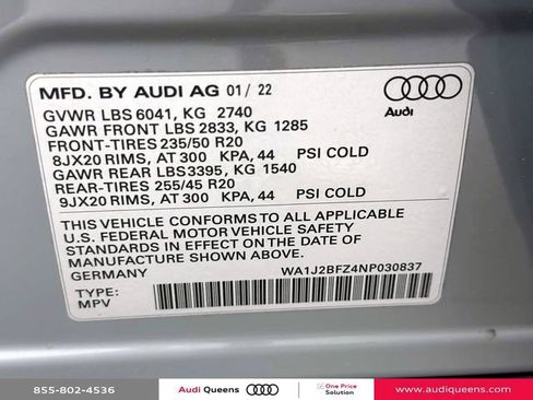 Certified 2022 Audi Q4 e-tron Prestige AWD/4WD image 35