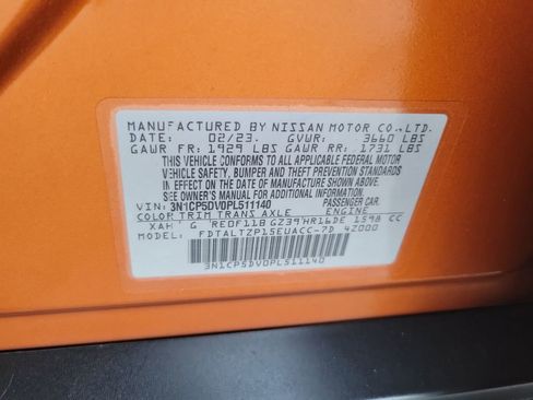 Certified 2023 Nissan Kicks SR w/ SR Premium Package image 34