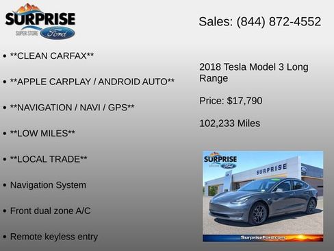 Used 2018 Tesla Model 3 Long Range RWD image 6