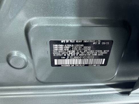 Used 2015 Subaru Impreza 2.0i AWD/4WD image 11