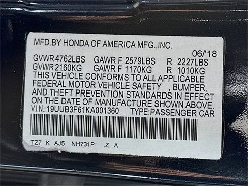 Used 2019 Acura TLX V6 w/ Technology & A-SPEC Pkg image 34