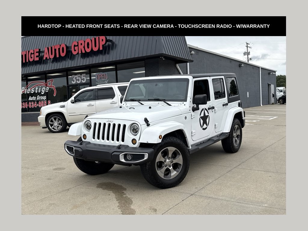 Used 2018 Jeep Wrangler Unlimited Sahara w/ Connectivity Group AWD/4WD image 1