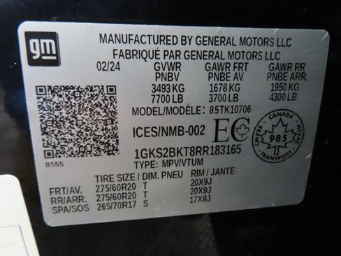 Used 2024 GMC Yukon SLT w/ SLT Luxury Package AWD/4WD image 78