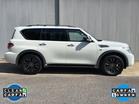 Used 2017 Nissan Armada Platinum w/ Captain Seat Package RWD image 2