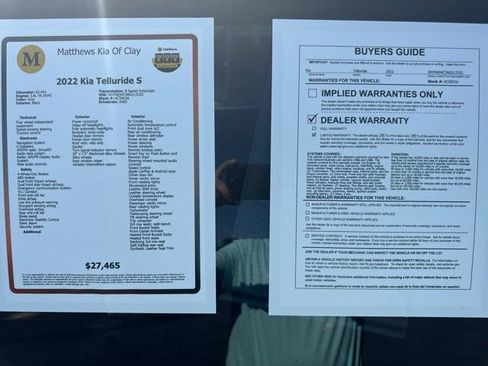 Certified 2022 Kia Telluride S AWD/4WD image 15