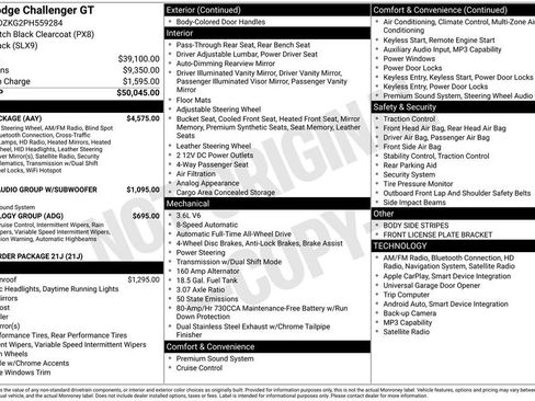 Used 2023 Dodge Challenger GT w/ Plus Package AWD/4WD image 6