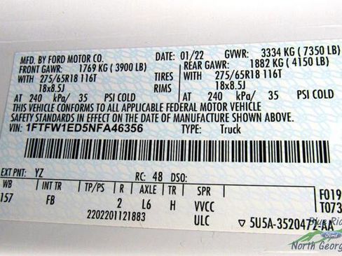 Certified 2022 Ford F150 XLT w/ Equipment Group 302A High image 27