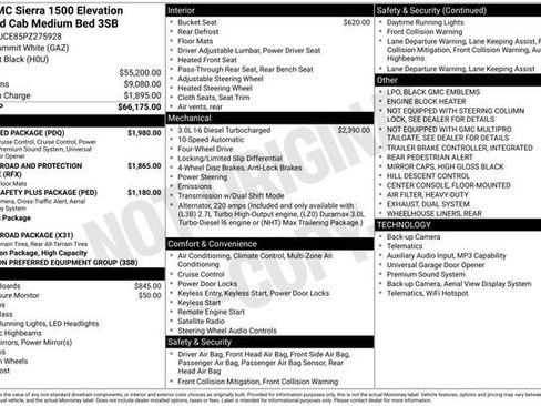 Used 2023 GMC Sierra 1500 Elevation w/ Preferred Package AWD/4WD image 3