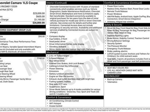 Used 2021 Chevrolet Camaro LS image 4