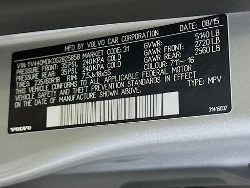 Used 2016 Volvo XC60 T5 Premier w/ Proximity Package image 12