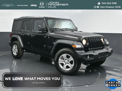 Certified 2022 Jeep Wrangler Unlimited Sport image 1