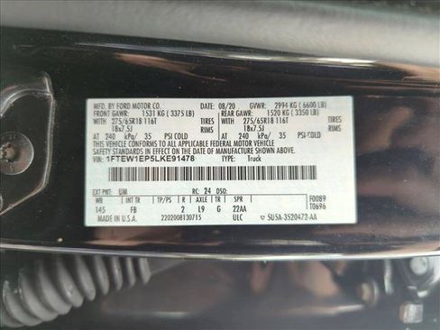 Used 2020 Ford F150 XLT w/ Equipment Group 302A Luxury AWD/4WD image 14