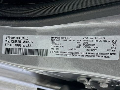 Used 2022 RAM 1500 Laramie RWD image 36