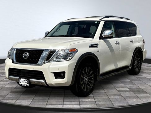 Used 2018 Nissan Armada Platinum w/ Captain Seat Package AWD/4WD image 1