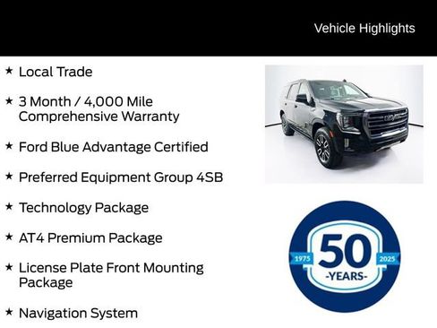 Used 2023 GMC Yukon AT4 w/ AT4 Premium Package AWD/4WD image 6