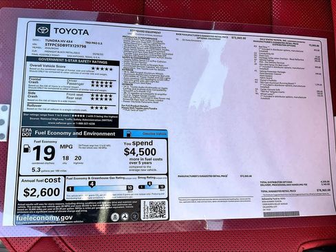 New 2026 Toyota Tundra TRD Pro image 20