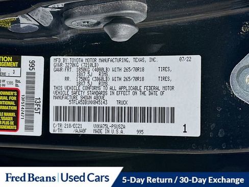 Used 2022 Toyota Tundra SR5 w/ TRD Off-Road Premium Package image 32