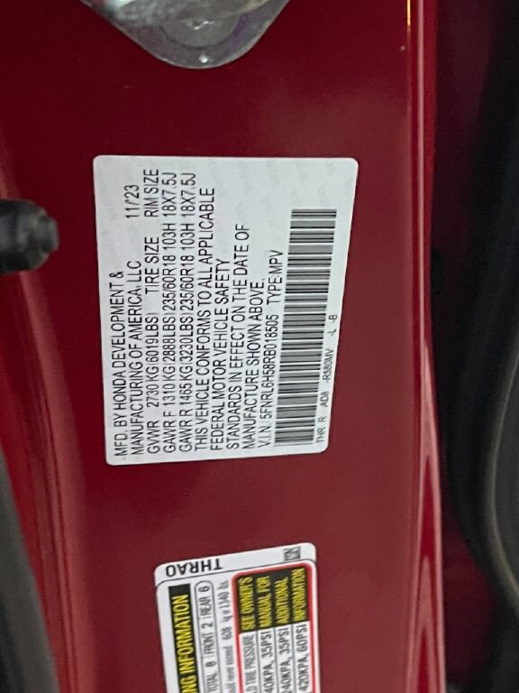 Certified 2024 Honda Odyssey EX image 38