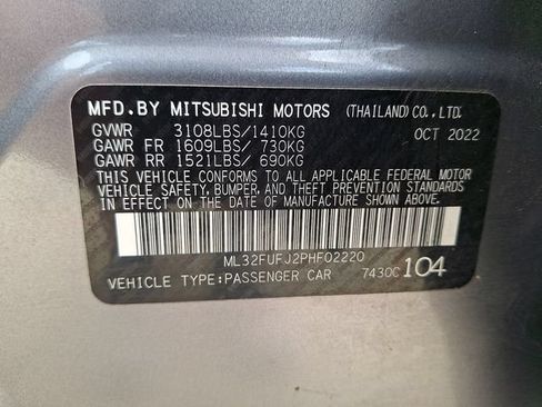 Used 2023 Mitsubishi Mirage G4 Black Edition FWD image 27