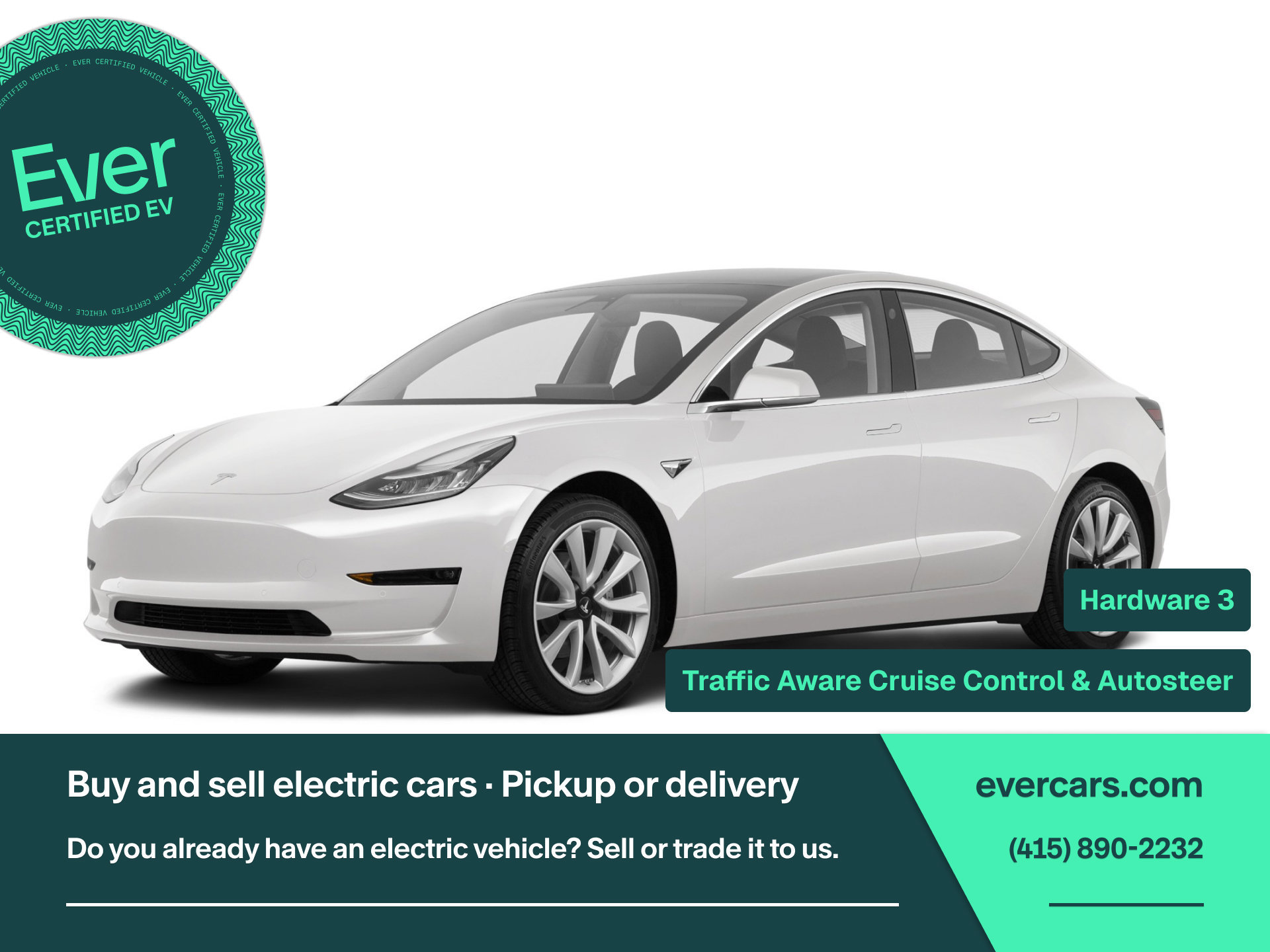 Used 2019 Tesla Model 3 Standard Range Plus RWD image 1