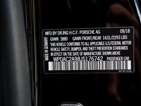 Used 2018 Porsche 911 GT3 RWD image 21
